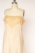 Load image into Gallery viewer, 1920s Slip Dress Silk Lace Deco Lingerie S