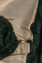 Load image into Gallery viewer, 1920s Dress Black Lace Beaded Illusion Deco S