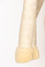 Load image into Gallery viewer, 1970s Mens Shearling Coat Suede Fur Bomber M