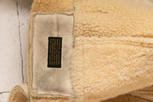 Load image into Gallery viewer, 1970s Mens Shearling Coat Suede Fur Bomber M