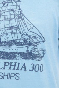 1980s Tee Philadelphia Tall Ships T-Shirt M/S