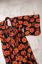 Load image into Gallery viewer, 1970s Robe Cotton Printed Loungewear Kimono Lingerie