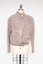 Load image into Gallery viewer, 1980s Cardigan Sweater Wool Wool Fleck M