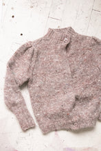 Load image into Gallery viewer, 1980s Cardigan Sweater Wool Wool Fleck M
