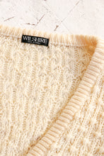Load image into Gallery viewer, 1980s Sweater Chunky Knit Cropped Cardigan M