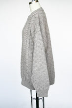 Load image into Gallery viewer, 1970s Wool Knit Fisherman Sweater Oversized  L