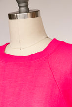 Load image into Gallery viewer, 1970s Sweatshirt Dress Neon Short Sleeve M