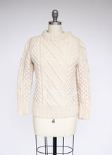 Load image into Gallery viewer, 1970s Wool Knit Fisherman Sweater XS