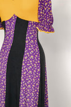 Load image into Gallery viewer, 1970s Dress Paneled Bias Cut Maxi S