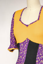 Load image into Gallery viewer, 1970s Dress Paneled Bias Cut Maxi S