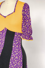 Load image into Gallery viewer, 1970s Dress Paneled Bias Cut Maxi S