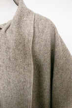 Load image into Gallery viewer, 1970s Poncho Wool Fringe Boho Hippie Cape