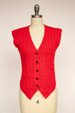 Load image into Gallery viewer, 1970s Wool Knit Top Sweater Vest S