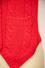 Load image into Gallery viewer, 1970s Wool Knit Top Sweater Vest S