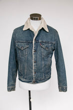 Load image into Gallery viewer, 1980s Levi's Denim Sherpa Jacket Fleece M