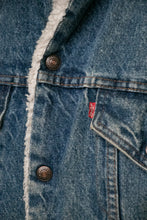 Load image into Gallery viewer, 1980s Levi's Denim Sherpa Jacket Fleece M