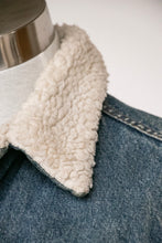 Load image into Gallery viewer, 1980s Levi's Denim Sherpa Jacket Fleece M