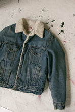 Load image into Gallery viewer, 1980s Levi's Denim Sherpa Jacket Fleece M