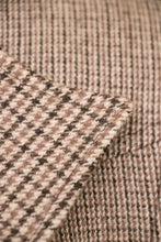 Load image into Gallery viewer, 1980s Blazer Wool Jacket Brown Grey S
