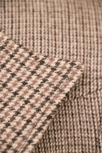 1980s Blazer Wool Jacket Brown Grey S