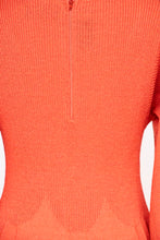 Load image into Gallery viewer, 1970s Maxi Knit Dress Knit Bishop Sleeve M