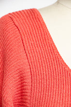 Load image into Gallery viewer, 1970s Maxi Knit Dress Knit Bishop Sleeve M
