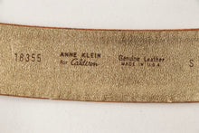 Load image into Gallery viewer, 1980s Belt Suede Leather Anne Klein Calderon Cinch Waist S