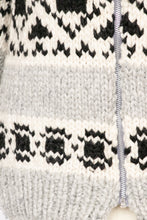 Load image into Gallery viewer, 1960s Sweater Cowichan Zip Cardigan Wool Knit S