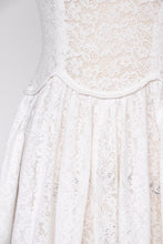Load image into Gallery viewer, 1940s Dress Lace Full Skirt Sheer XS
