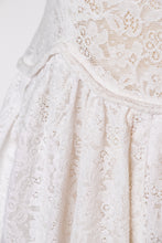 Load image into Gallery viewer, 1940s Dress Lace Full Skirt Sheer XS