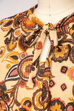 Load image into Gallery viewer, 1960s Dress Floral Poly Knit Micro Mini 70s S / XS