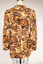 Load image into Gallery viewer, 1960s Dress Floral Poly Knit Micro Mini 70s S / XS