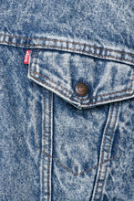 Load image into Gallery viewer, 1980s Levi's Denim Sherpa Jacket Fleece L/XL