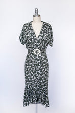 Load image into Gallery viewer, 1990s Dress Bow Print Wrap Mermaid Skirt XS