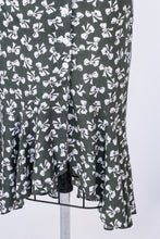 Load image into Gallery viewer, 1990s Dress Bow Print Wrap Mermaid Skirt XS