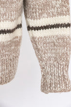 Load image into Gallery viewer, 1960s Sweater Cowichan Zip Cardigan Wool Knit M