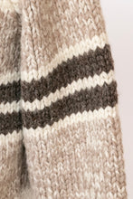 Load image into Gallery viewer, 1960s Sweater Cowichan Zip Cardigan Wool Knit M