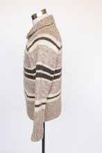 Load image into Gallery viewer, 1960s Sweater Cowichan Zip Cardigan Wool Knit M