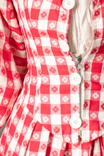 Load image into Gallery viewer, 1950s Dress Set Ballet Dance Costume Gingham XS
