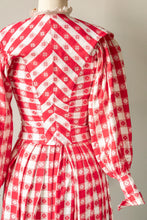 Load image into Gallery viewer, 1950s Dress Set Ballet Dance Costume Gingham XS