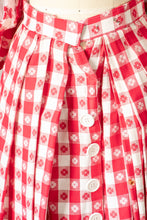Load image into Gallery viewer, 1950s Dress Set Ballet Dance Costume Gingham XS
