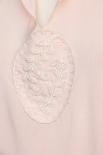 Load image into Gallery viewer, 1920s Antique Dress Striped Silk Pink S