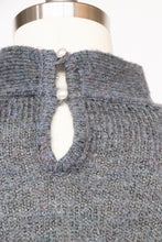 Load image into Gallery viewer, 1980s Sweater Rabbit Trimmed Cropped Knit S