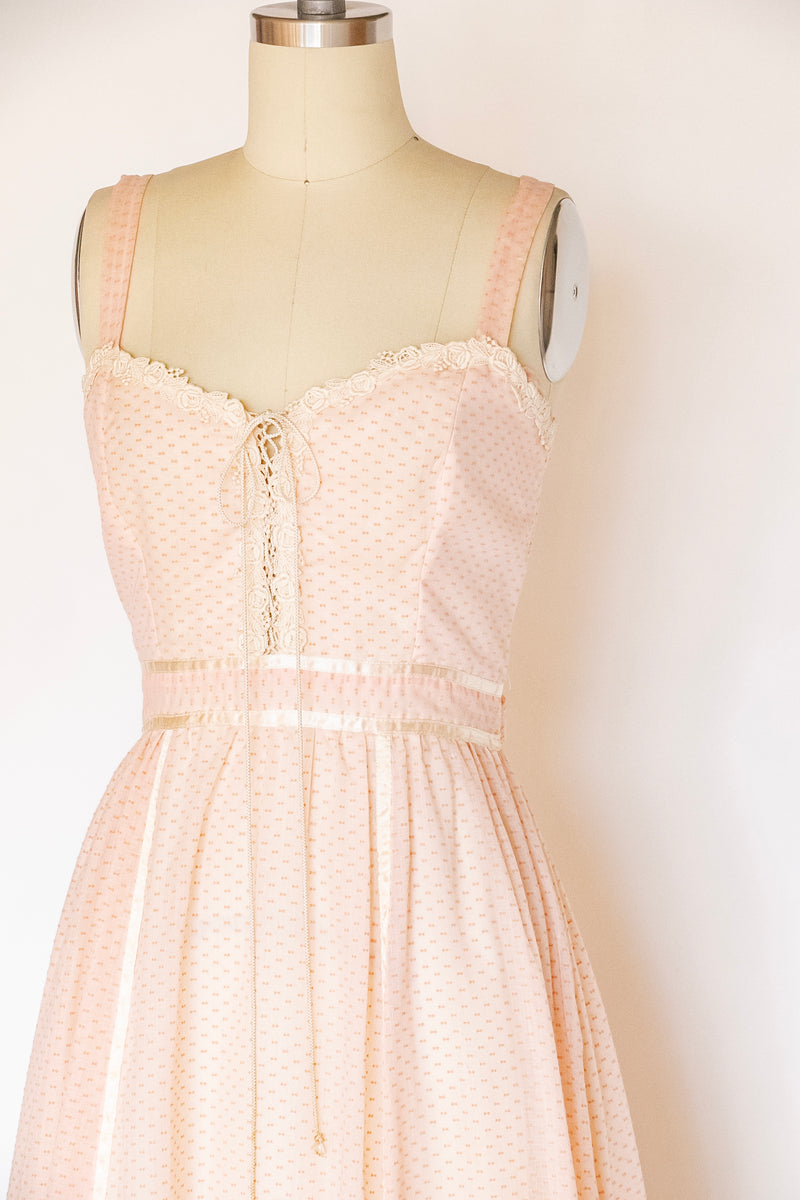 1970s Gunne Sax Dress Sleeveless Corset Maxi XS – Deja Vintage Boutique