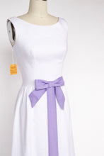 Load image into Gallery viewer, 1960s Maxi Gown Deadstock Linen Dress Sleeveless Mod XS