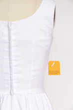 Load image into Gallery viewer, 1960s Maxi Gown Deadstock Linen Dress Sleeveless Mod XS