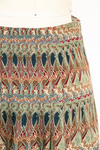 Load image into Gallery viewer, 1980s Ensemble Blouse Skirt Set Arts Crafts Print S