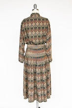 Load image into Gallery viewer, 1980s Ensemble Blouse Skirt Set Arts Crafts Print S