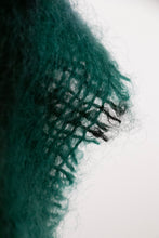 Load image into Gallery viewer, 1980s Scarf Mohair Wool Plaid Knit Wrap Ireland