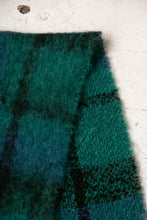 Load image into Gallery viewer, 1980s Scarf Mohair Wool Plaid Knit Wrap Ireland